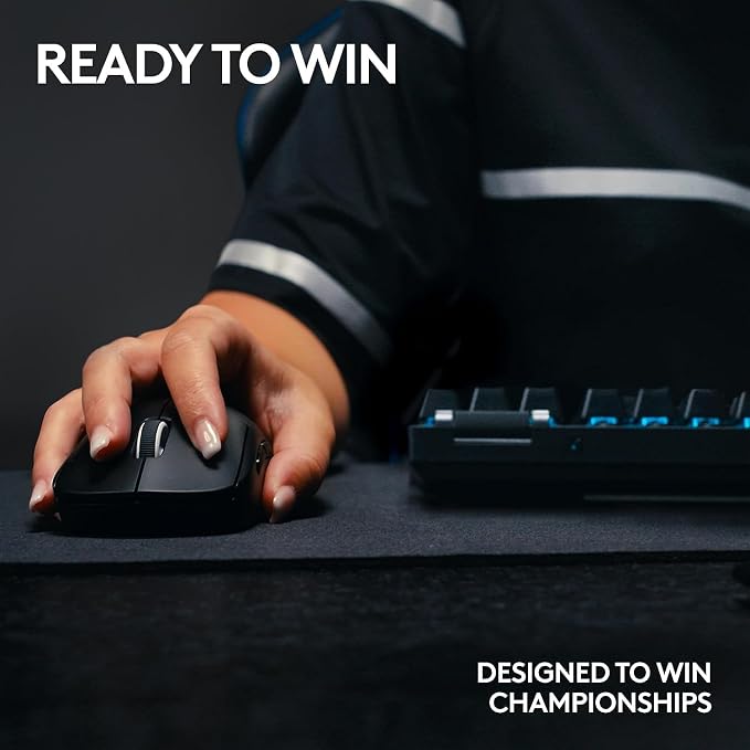 Logitech G PRO X TKL Lightspeed Wireless Gaming Keyboard (Tactile) - Black | Lightspeed wireless, Ultra-Portable Tenkeyless Design, LIGHTSYNC RGB, PBT keycaps, Tactile Switches - Image 6