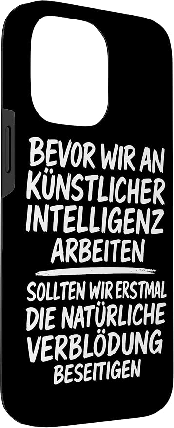 Fix Stupidity First – AI Can Wait Case for iPhone 14 Pro Max - Image 3