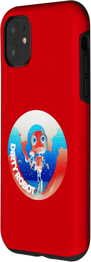 Dirty Robot my computer friend brand AI computing code cobot Case for iPhone 11 - Image 2