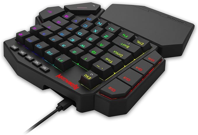 Redragon K585 HE Wired Rapid Trigger Magnetic One-Handed RGB Gaming Keypad | Silky POM Switches for Valorant FPS Precision, Zero Input Delay, 8K Polling, Dual-Module Structure, PRO Customize Software - Image 2