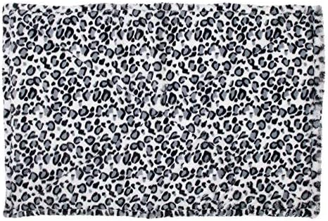 Furhaven ThermaNAP Self-Warming Cat Bed for Indoor Cats & Large/Medium Dogs, Washable & Reflects Body Heat - Quilted Faux Fur Reflective Bed Mat - Snow Leopard, Large (Pack of 3) - Image 6