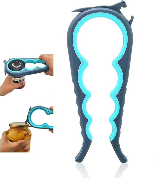 Otstar Jar Opener & Bottle Opener for Seniors with Arthritis, Weak Hands | Adjustable Lid Opener Effortlessly Opens Jars, Bottles & Pop-Top Cans, Great for Senior Parents, Grandparents, or Loved Ones by Otstar