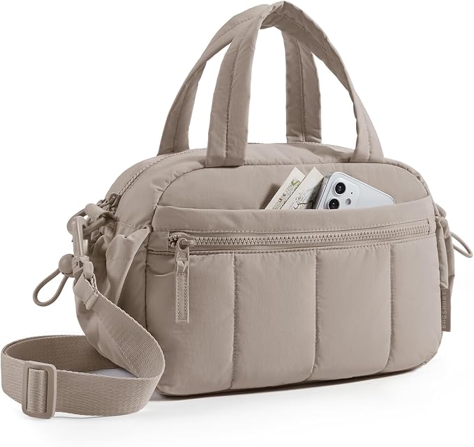 BAGSMART Duffle Bag for Travel, Gym Bag for Women, Weekender Carry on Bag | PVC Wet Pocket, Airline Approved Personal Carry-on Size, Fits Under-seat, One Bag for Gym, Travel, Hospital, Overnight by BAGSMART