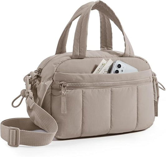 BAGSMART Duffle Bag for Travel, Gym Bag for Women, Weekender Carry on Bag | PVC Wet Pocket, Airline Approved Personal Carry-on Size, Fits Under-seat, One Bag for Gym, Travel, Hospital, Overnight by BAGSMART