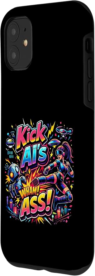 Tech Human vs AI Case for iPhone 11 - Image 2