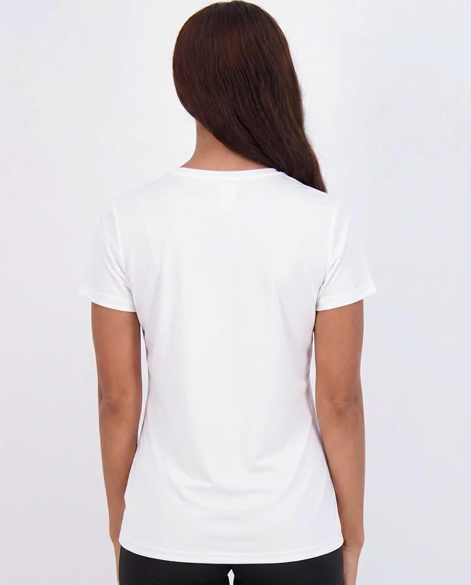 5 Pack Women's Dry Fit Short Sleeve Athletic Gym Workout Running Tops | Available in Plus Size, Exercise, Sports, Fitness, Quick Dry, Cooling, Moisture Wicking, Loose Basic Tees, Yoga, Pilates - Image 3