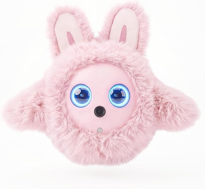 CVCBSER Smart Ai Companion Robot Cute Pet, Desk Robot Voice Chat gpt Emotional Interaction, Richness Expressiveness Ai Pet Robot for Adults Chat (Pink Face) by CVCBSER