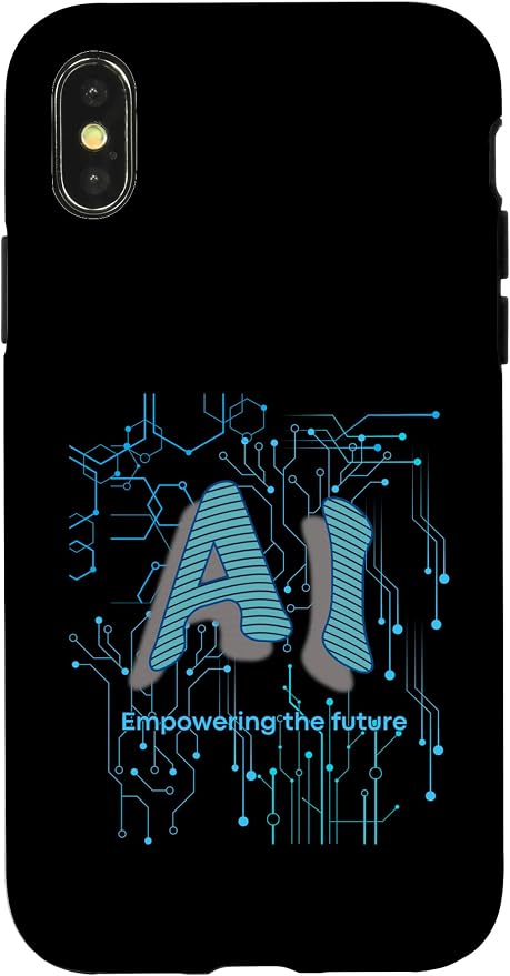 AI Circuit Board Tech Design for programmers & Engineers Case for iPhone X/XS by Unknown