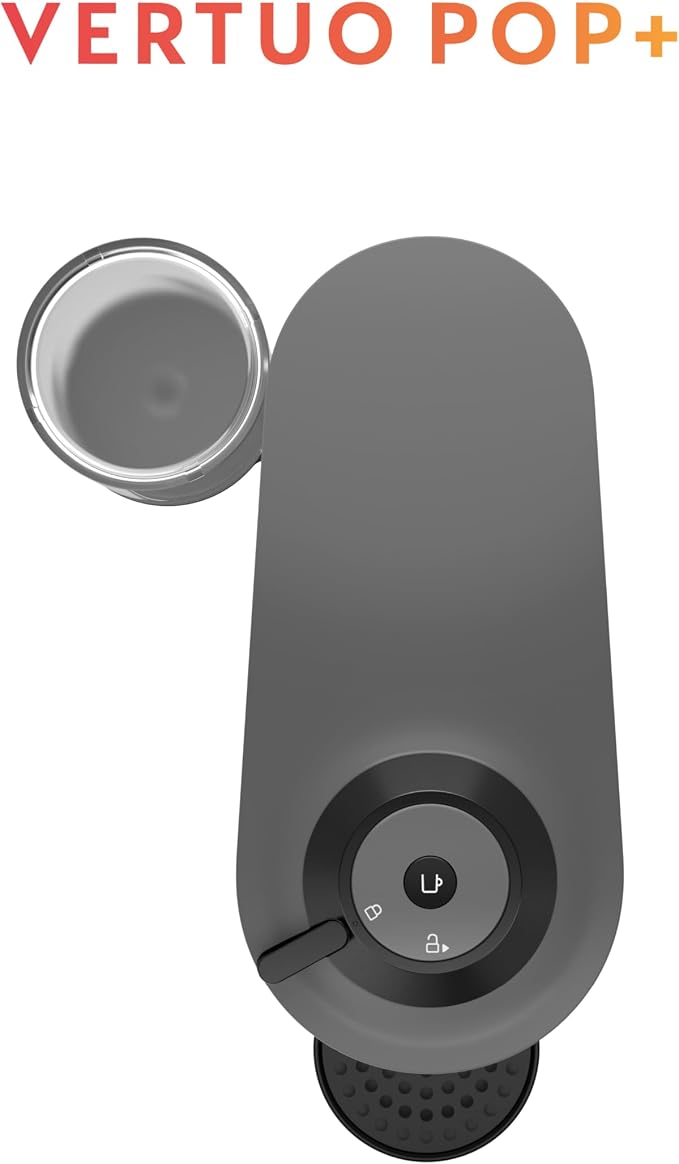 Nespresso Vertuo Pop+ Coffee and Espresso Maker by Breville, Dark Grey - Image 3