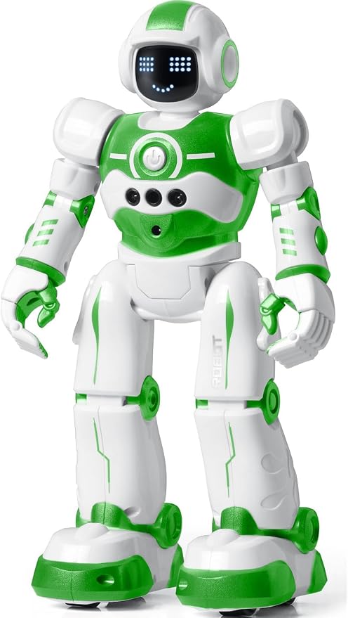 Robot Toys for Kids,Programmable Remote Control Smart Walking Dancing Robot Toy with Gesture & Sensing for Age 4 5 6 7 8 9 10 Year Old Boys Girls for Birthday Present,Green by EduCuties