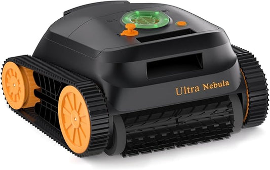 Ultra Nebula Cordless Pool Vacuum Robot, with 5580 GPH Suction, 180 Mins Runtime, Floor & Wall Cleaning, Smart Navigation, Pool Cleaner for Inground and Above Ground Pools up to 3229 Sq.Ft by CoasTeering