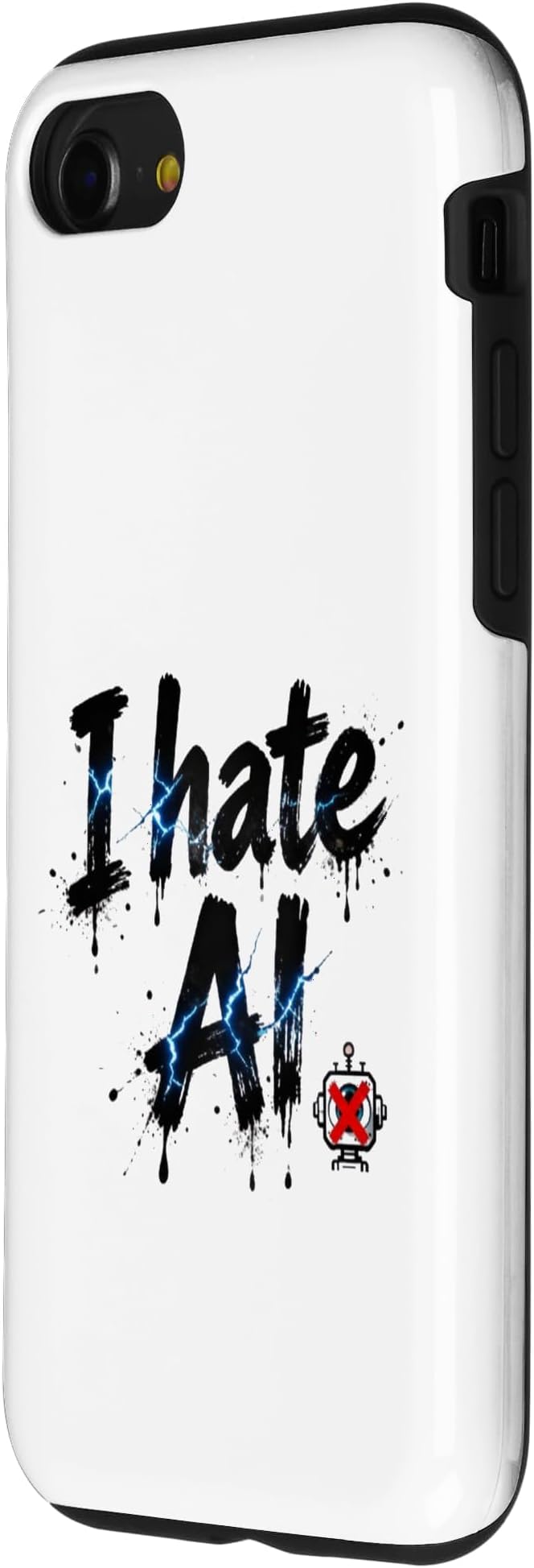 I Hate Ai Case for iPhone SE (2020) / 7/8 - Image 2