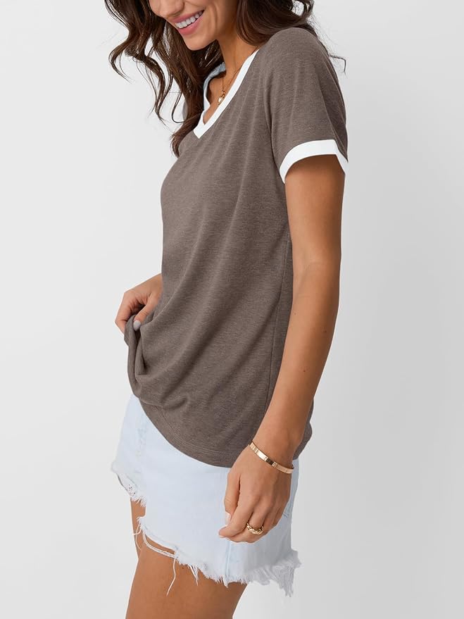 AUTOMET Womens Short Sleeve T-Shirts Summer Tops Casual Soft Tunic V Neck Basic Workout Clothes Spring Fashion Outfits 2026 - Image 4