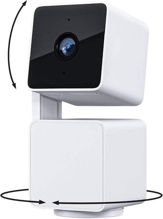 WYZE Cam Pan v3, Indoor/Outdoor IP65-Rated 1080p Pan/Tilt/Zoom Wi-Fi Smart Home Security Camera with Color Night Vision, 2-Way Audio, Compatible with Alexa & Google Assistant, Free Expert Setup by WYZE
