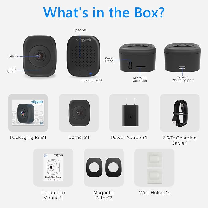 5MP 3K Magnetic Window Camera, Indoor Window Security Camera for Home with Full Color Night Vision,5GHz&2.4GHz WiFi 6,AI Human Vehicle Detection,2-Way Audio, No Drill, 24/7 Recording - Image 8