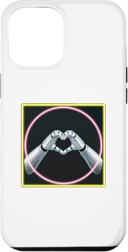 iPhone 14 Pro Max Hand Heart AI Robot | Hands Robot Shirt Case by Unknown