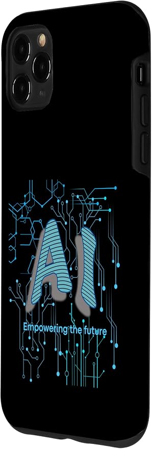 AI Circuit Board Tech Design for programmers & Engineers Case for iPhone 11 Pro Max - Image 2