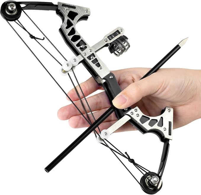 Archery Bow Set Left and Right Hand Compound Bow Hunting Bow Metal Material Catapult RH/LH for Practice Archery - Image 4
