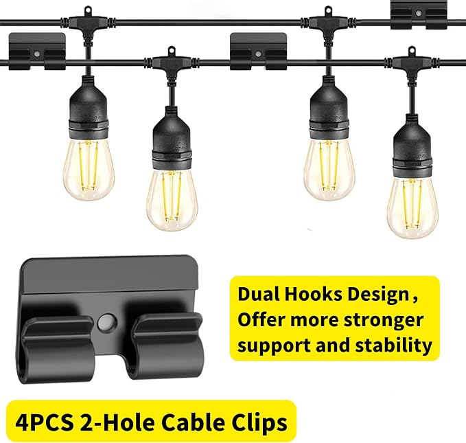 [313Pcs] Cable Management Kit, 67 Adhesive Cable Clips, Topavatop Desk Cord Organizer, 22 Reusable Cable Strap, 4 Cable Sleeve Split, 200 Nylon Cable Zip Ties with 20 Mounts for TV Office Home, Black - Image 3