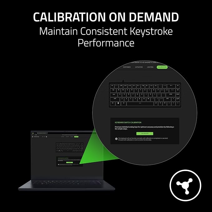 Razer Huntsman V3 HE Magnetic Mini 65% 8KHz Wired Gaming Keyboard | Hall Effect Magnetic Switches, 8000 Hz Polling, Razer Snap Flex,Razer Snap Tap, Rapid Trigger, Adjustable Actuation - Image 13