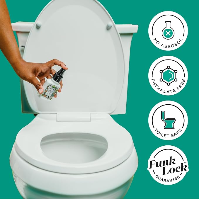 Poo-Pourri Before-You-Go Toilet Spray, Beach Bum, 2 Fl Oz, Up to 100 Uses, Bathroom Odor Deodorizer with Essential Oils for Home or Work, Travel Essentials, TSA Approved Size, Coconut, Orchid Scent - Image 5