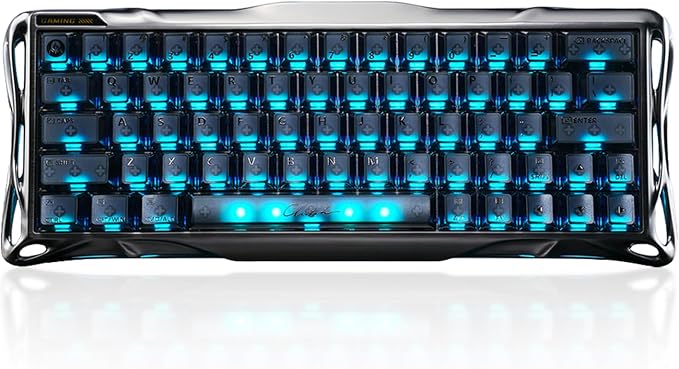 GravaStar Mercury V60 Pro 60% HE Magnetic Gaming Keyboard, True 8kHz Polling Rate, 0.125ms Latency, Dynamic Rapid Trigger, 0.005mm Adjustable Actuation, Full Aluminum Frame by GravaStar