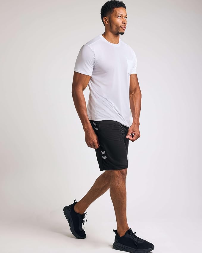 5 Pack Men's Mesh Shorts Athletic Basketball Sports Gym Workout Pockets | Cooling Moisture-Wicking, 9", Long, Quick-Dry, Breathable, Elastic Drawstring Waistband. Running, Exercise, Soccer, Training. - Image 8