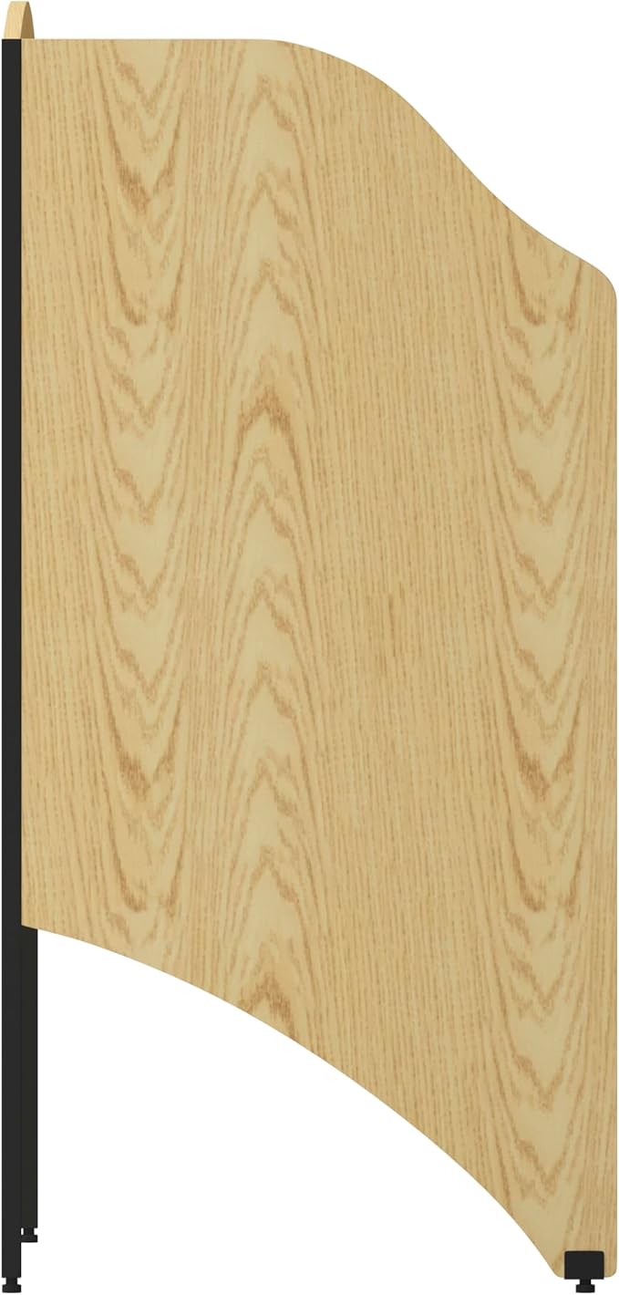 Flash Furniture Kevin Starter Study Carrel in Oak Finish - Image 9