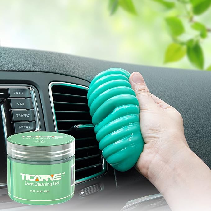 TICARVE Cleaning Gel for Car Detailing Car Cleaning Putty Auto Detailing Gel Detail Tools for Car Interior Cleaner Kit Car Vent Cleaner Automotive Car Cleaner Green by TICARVE