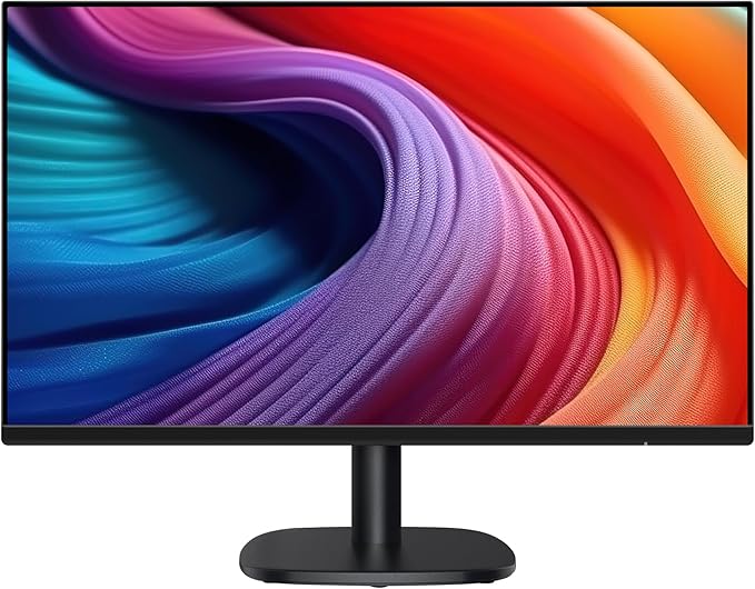 Amazon Basics 24 Inch (23.8 inch viewable) Monitor, FHD 1080P, Max 100Hz, VESA Compatible, Built-in Speakers, Black by AmazonBasics