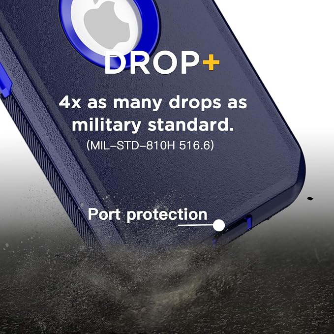 AICase for iPhone 17e/iPhone 16e Case 2026,Heavy Duty Drop Protection Full Body Rugged Shockproof/Drop Proof/Dust proof Military Protective Tough Durable Cell Phone Cover for iPhone 17e/16e 6.1"_1 - Image 5