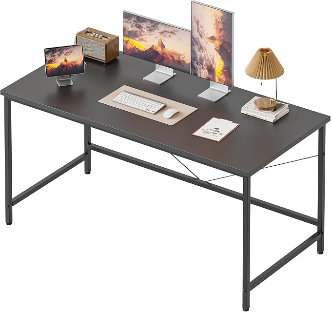 Mericonia 32x16 Inch Computer Desk, 0.6" Thick Small Office Table | Modern Simple Style, Small Study & Writing Table for Home Bedroom Work, Black - Image 6