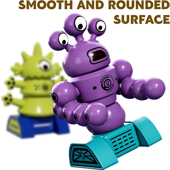 TEMI Magnet Robot Toy for Kids 3-5 Years Old | Monster Magnet Toys Stacking Transform Toys with Storage Box, Set for 3 4 5 6 7 Years Old Boys, Christmas and Birthday Gifts - Image 7