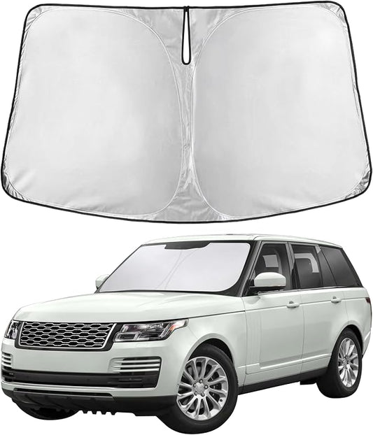 EcoNour Windshield Sunshade Compatible for Land Rover Range Rover (NOT for Range Rover Sport) 2013-2019 2020 2021, Sun Visor for Front Window Sun Shade Cover, UV Heat Protector, Car Accessories by EcoNour