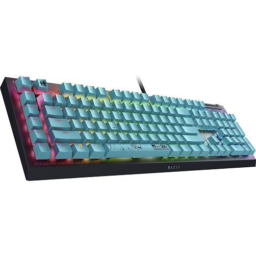 Razer BlackWidow V4 X Mechanical Gaming Keyboard, Zenless Zone Zero Edition | Green Switches Tactile & Clicky, 6 Macro Keys, Chroma RGB, Doubleshot ABS Keycaps, Sound Dampening & Stabilizers - Image 8