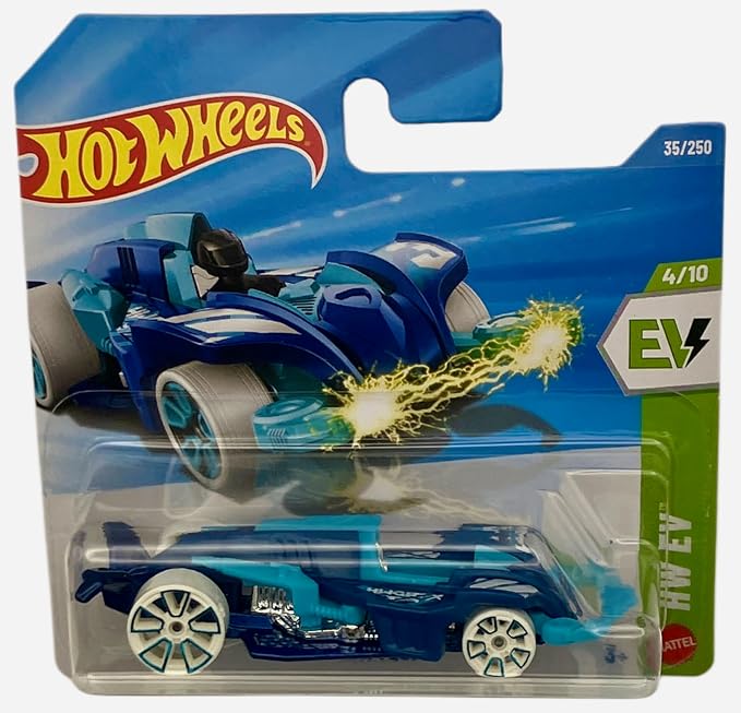 Hot Wheels Wattzup (TM) Light Blue Electric Concept Car - HW EV 4/10 - 35/250 - JJJ06 - Mattel 2026-1:64 Model Car - Image 2
