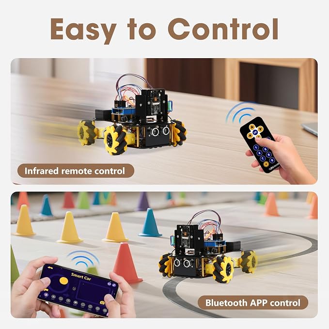 Robotics Kit for Kids Ages 8–12 12-16, ACEBOTT Smart Robot Car Kit with 3MP Camera, STEM Toys for Boys Compatible with Arduino & Scratch,App & Remote Control,STEM Gift for Boys, Girls,Teens and Adults - Image 3