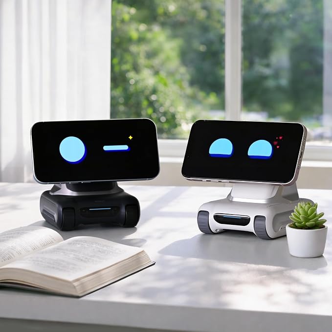 LOOI Robot-Starlight White-AI Desktop Companion,ChatGPT&Gemini Voice Interaction,Visual Understanding,Personality&Memory,10W Wireless Charging,Tech&Gadget Gift,Electronic pets,Toy,Geek,Desktop Setup - Image 3