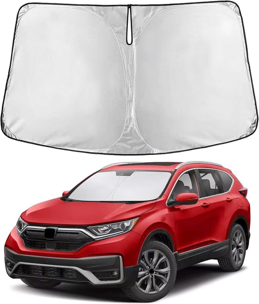 EcoNour Windshield Sunshade Compatible for Honda CRV 2017-2020 2021 2022, Sun Visor for Front Windshield & Window Sun Shade Cover, UV Heat Blocker & Protector, Car Accessories by EcoNour