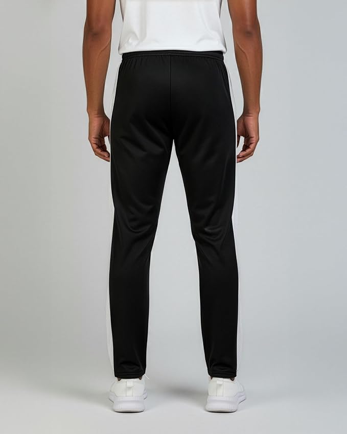 3 Pack Men's Mesh Open Bottom Sweatpants Active Athletic Workout Gym Pocket | Available in Big & Tall, Uncuffed, Elastic Waistband, Drawstring, Straight Leg, Running, Jogging, Exercise, Training, Sports - Image 9
