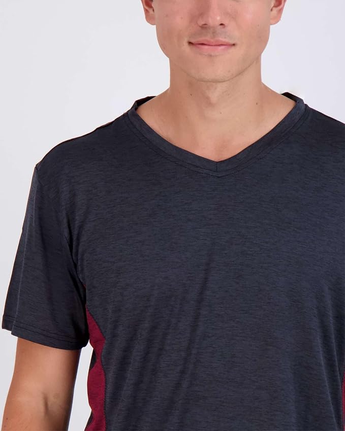 5 Pack Men's Dry Fit V Neck Gym Workout T Shirts Athletic Moisture Wicking | Cooling, Quick Dry, Breathable, Short Sleeve, Exercise, Cycling, Sports, Outdoor, Fitness, Golf, Crossfit, Hiking, Tennis - Image 5