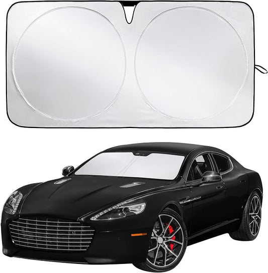 Econour Windshield Sunshade for Aston Martin Rapide, Rapide AMR 2010-2017, 2018, 2019 Sun Visor for Front Window Sun Shade Cover, UV Blocker & Protector, Car Accessories by EcoNour