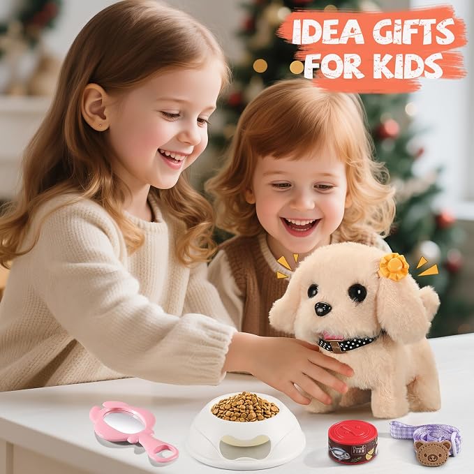 Vanvimen 16 Pcs Robot Dog Toys for Girls, Toys for 3 4 5 6 7 8 Year Old Girls Kids Boys, Realistic Robot Puppy Toy for 5-7 6-8, Ideas Birthday Gifts for Girl 3 4 5 6 Year Old - Image 8