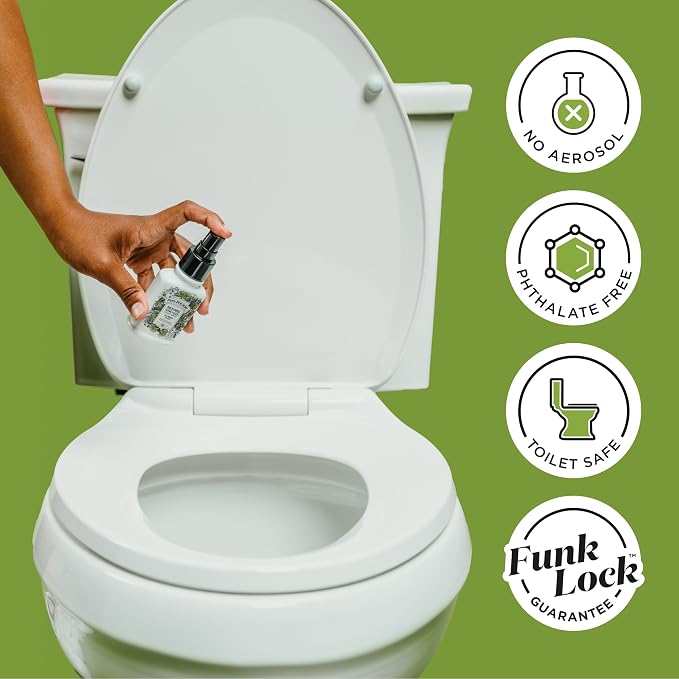 Poo-Pourri Before-You-Go Toilet Spray, Bamboo Rain, 2 Fl Oz, Up to 100 Uses, Bathroom Odor Deodorizer with Essential Oils for Home or Work, Travel Essentials, TSA Approved Size, Bamboo & Fresh Grass - Image 5