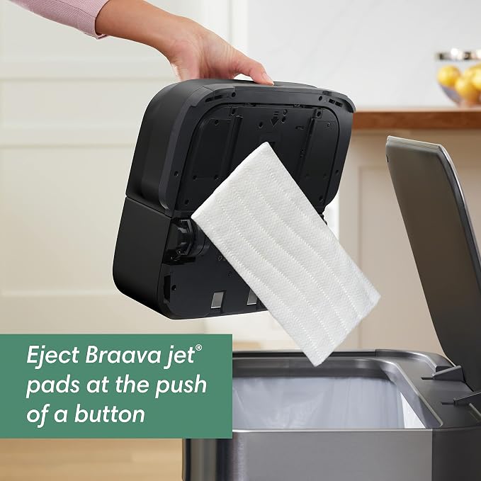 iRobot Braava Jet m6 6113 Ultimate Robot Mop - Wi-Fi Connected, Precision Jet Spray, Smart Mapping, Compatible with Alexa, Ideal for Multiple Rooms, Recharges and Resumes, Graphite - Image 10