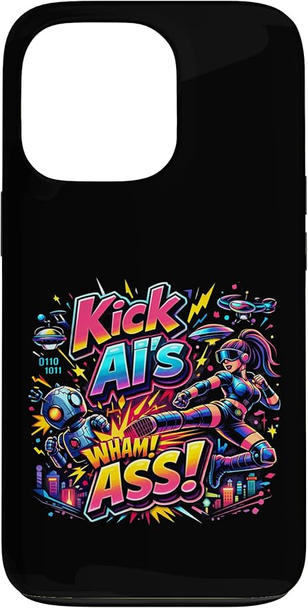 Tech Human vs AI Case for iPhone 13 Pro by Unknown