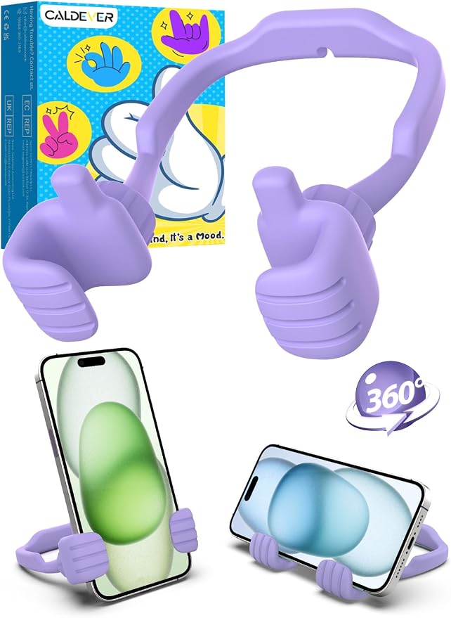 Graduation Gifts for Girls Boys Cell Phone Holder: Funny Gifts for Teens Teenager Tween Women Kids Adults Thumb Up Cell Phone Stand Stand Stocking Stuffers Birthday Gadget Gift Trendy Stuff Ideas by CALDEVER