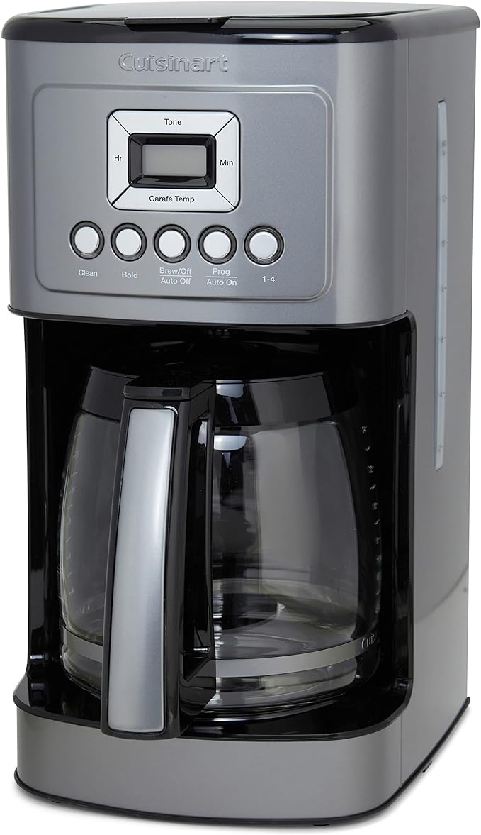 Cuisinart Coffee Maker, 14-Cup Glass Carafe, Fully Automatic for Brew Strength Control & 1-4 Cup Setting, Stainless Steel, DCC-3200GMP1, Gunmetal - Image 2