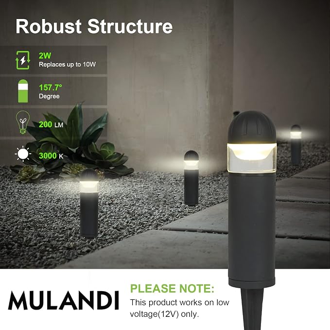 Smart RGB LED Pathway Lights 12V, 2-Pack WiFi & BLE Outdoor Lighting, Die-Cast Aluminum & Glass, IP65 Water-Resistant for Yard Parties/Garden/Driveway - Image 5
