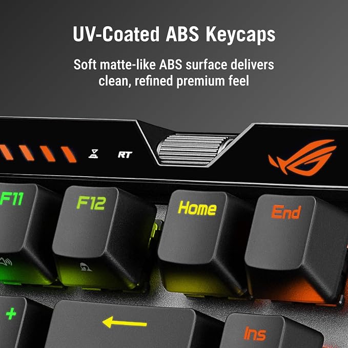 ASUS ROG Falchion Ace 75 HE Wired Analog/Hall Effect Gaming Keyboard – 75% TKL, USB, Hot Swappable HFX V2 Magnetic Switch, Rapid Trigger, 8KHz Polling, ABS Keycap, Carry Case, Web-based Config - Black - Image 7